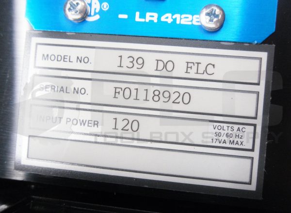 MULTILIN INC 139 DO FLC MOTOR PROTECTION RELAY 120VAC 50/60HZ - Image 6