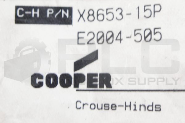 COOPER CROUSE HINDS X8653-15P CONNECTOR 600V 12A - Image 4