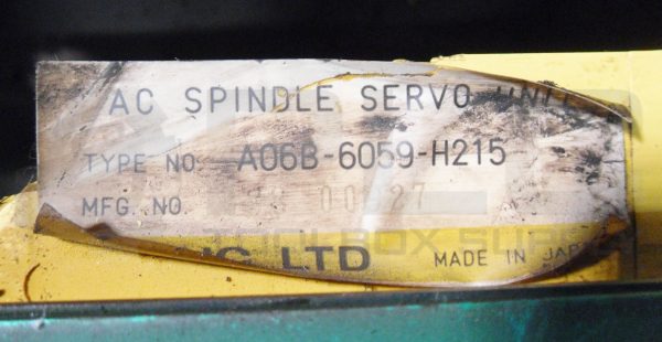 FANUC A06B-6059-H215 AC SPINDLE SERVO UNIT *READ* - Image 6