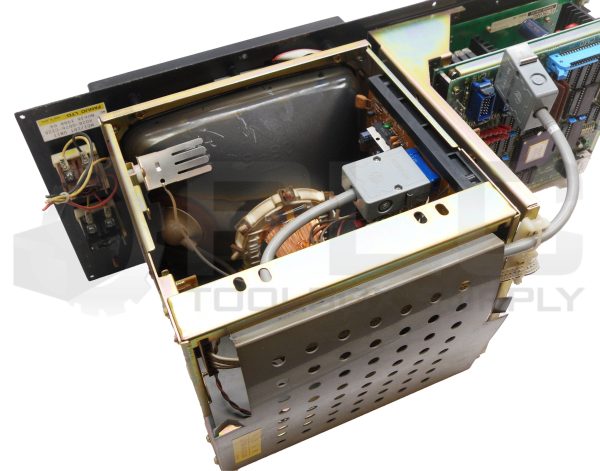 FANUC A02B-0076-C128 MDI/CRT UNIT W/ A61L-0001-0092 DISPLAY MONITOR 8" - Image 5