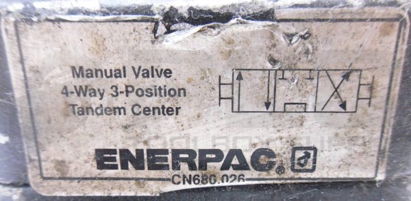 ENERPAC CN680-026 MANUAL VALVE 4 WAY 3 POSITION - Image 5