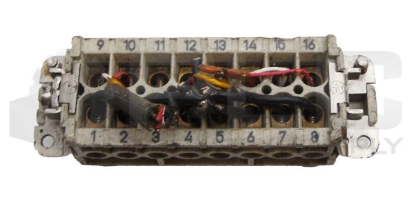 LOT OF 2 HARTING HAN 16A-F INDUSTRIAL CONNECTOR 16A 250V - Image 2