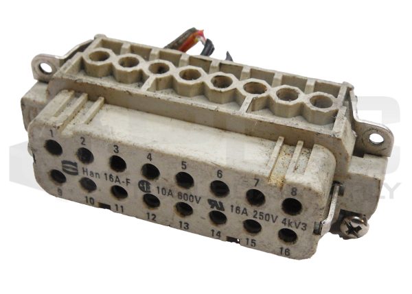 LOT OF 2 HARTING HAN 16A-F INDUSTRIAL CONNECTOR 16A 250V - Image 3