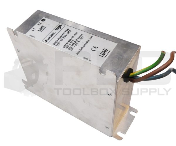 EUROTEK RF 2100-MCD SINGLE PHASE RFI FILTER 600VAC 50/60HZ 100A - Image 2