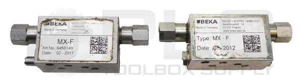 LOT OF 2 BEKA MX-F PROGRESSIVE DISTRIBUTOR END ELEMENT