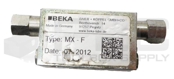 LOT OF 2 BEKA MX-F PROGRESSIVE DISTRIBUTOR END ELEMENT - Image 2