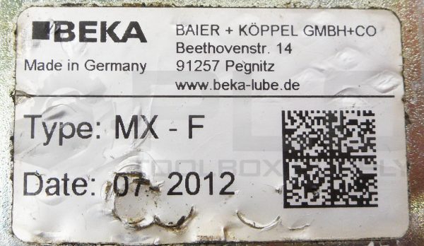 LOT OF 2 BEKA MX-F PROGRESSIVE DISTRIBUTOR END ELEMENT - Image 5