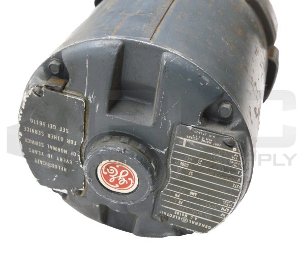 GENERAL ELECTRIC 5K36FG516 AC MOTOR 1/3HP FR:48 3450RPM 3PH - Image 3
