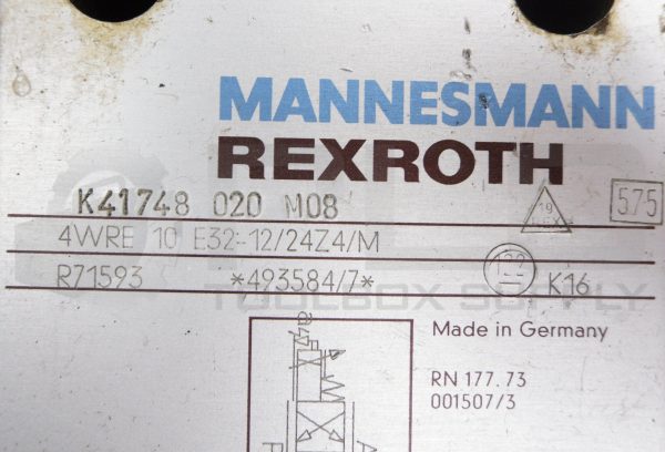MANNESMANN REXROTH 4WRE 10 E32-12/24Z4/M PROPORTIONAL VALVE - Image 5