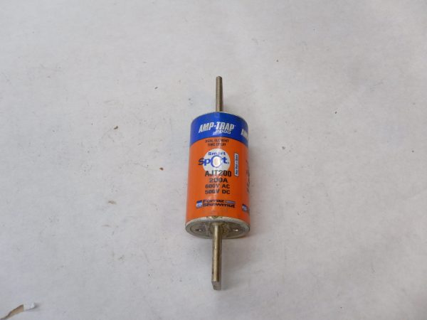 FERRAZ SHAWMUT AJT200 DUAL ELEMENT TIME DELAY FUSE 200A 600VAC 500VDC