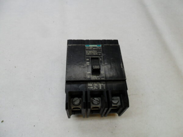 SIEMENS BQD3100 CIRCUIT BREAKER 480V 100A TYPE BQD