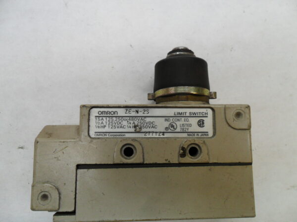 OMRON ZE-N-2S LIMIT SWITCH 15A 125/480VAC - Image 5