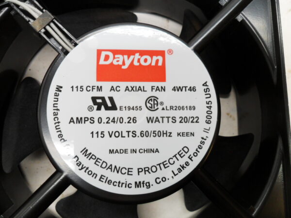 NEW DAYTON 4WT46 AC AXIAL FAN 115V - Image 4