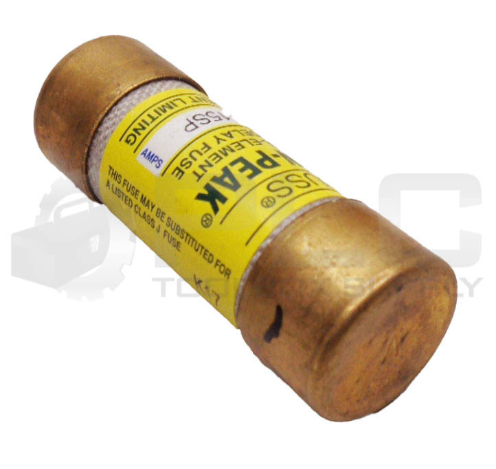LOT OF 3 NEW BUSSMANN LPJ-15SP LOW-PEAK FUSES 600VAC - PLC Toolbox Supply
