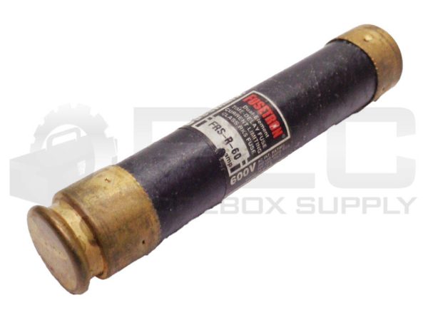 LOT OF 5 BUSSMANN FRS-R-60 FUSETRON DUAL-ELEMENT TIME DELAY CLASS RK5 FUSE 600V - Image 2