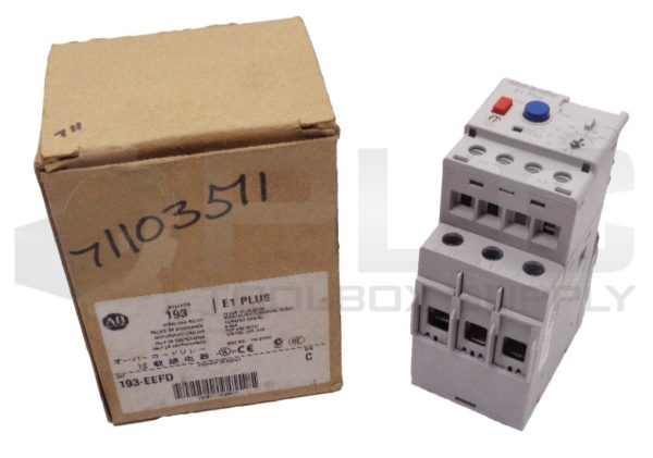 NEW ALLEN BRADLEY 193-EEFD /C OVERLOAD RELAY E1 PLUS 193EEFD SER.C