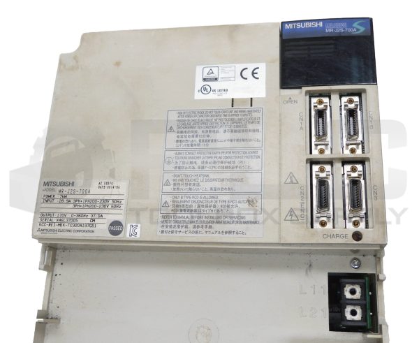 MITSUBISHI MR-J2S-700A AC SERVO 28.9A 3PH 200-230V 50/60HZ *READ* - Image 3