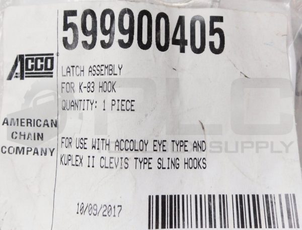 LOT OF 3 SEALED NEW ACCO 599900405 LATCH ASSEMBLY - PLC Toolbox Supply