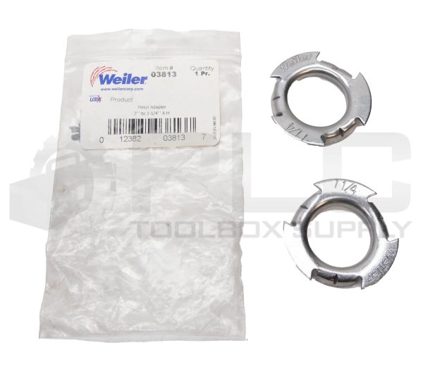 LOT OF 3 NEW WEILER 03813 WHEEL ADAPTER 2"- 1-1/4" - Image 2