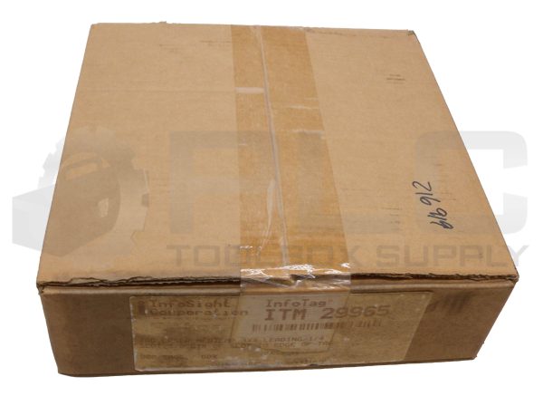 SEALED NEW BOX OF 900 INFOSIGHT ITM29965 LASER INFO TAG 3X4