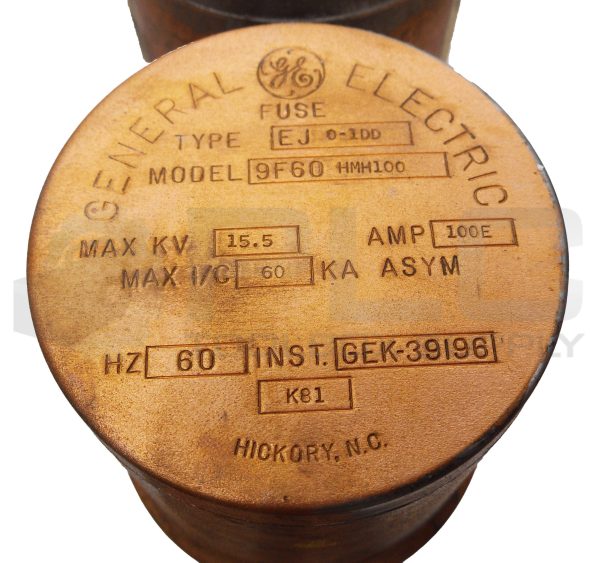 NEW GENERAL ELECTRIC 9F60HMH100 CURRENT LIMITING FUSE EJO-1 100E A *READ* - Image 5