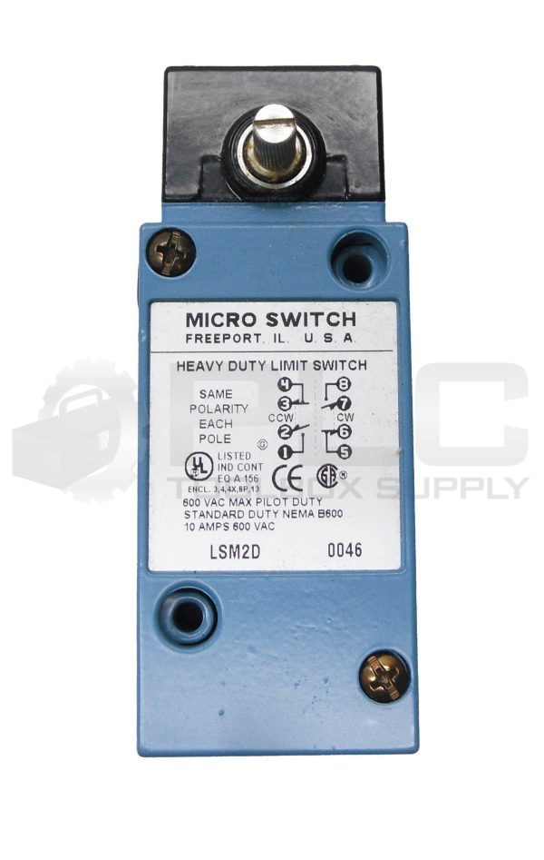 NEW HONEYWELL LSM2D MICRO SWITCH 600VAC 10A *READ* - Image 2