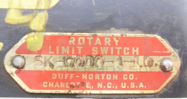 DUFF-NORTON SK-6000-A-10 ROTARY LIMIT SWITCH - Image 5