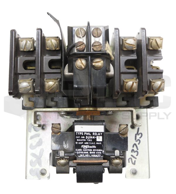 NEW A.O. SMITH 5UH4-2 LATCHING RELAY TYPE PML 10A 600VAC W/ KPMH LATCH UNIT - Image 2