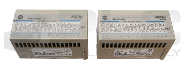 LOT OF 2 ALLEN BRADLEY 1794-IB16 /A INPUT MODULE 5VDC