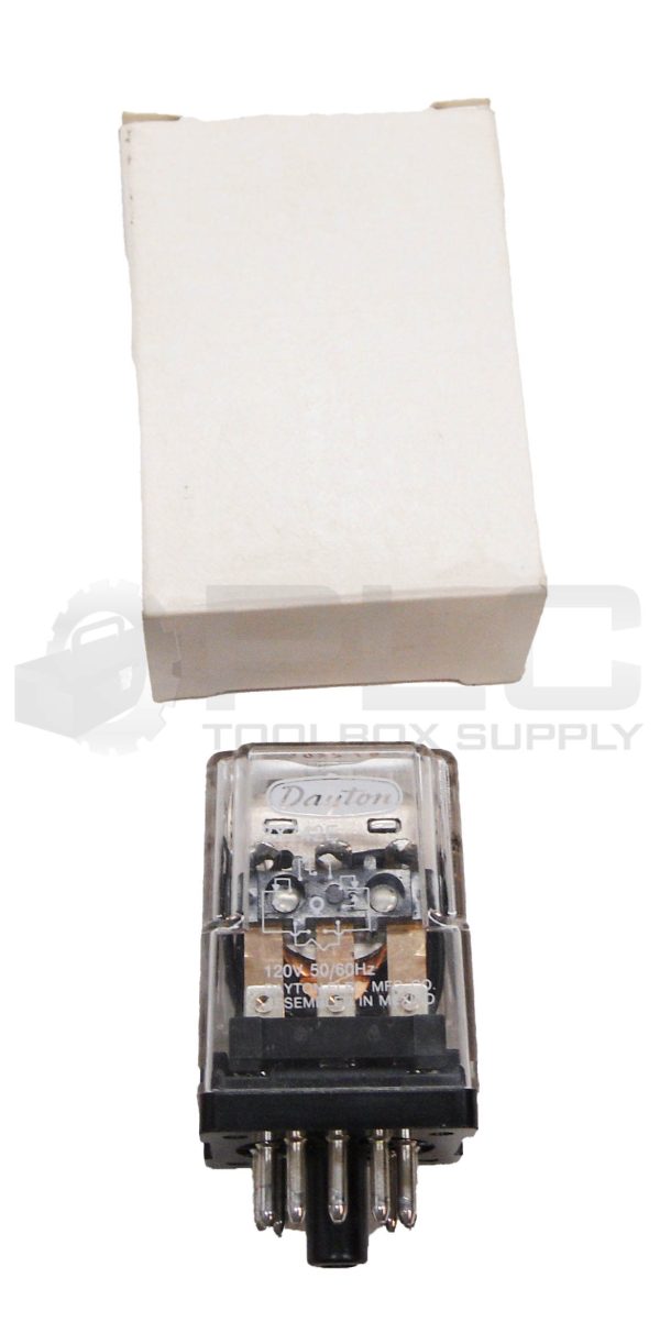 LOT OF 3 NEW DAYTON 3X742E RELAY 10A 120VAC 1/3HP - Image 2