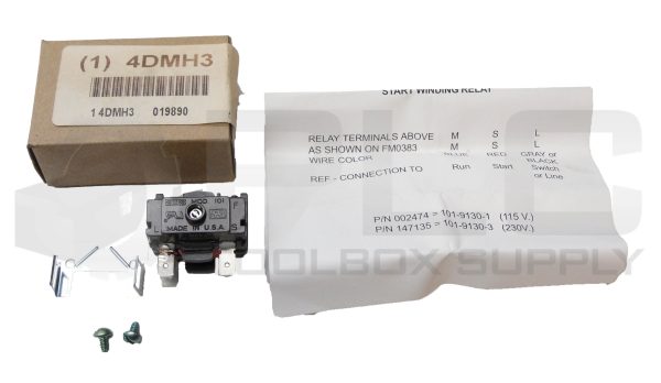 NEW ZOELLER 002474 RELAY 009105 4DMH3