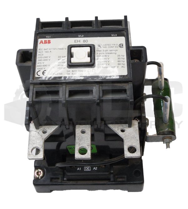 NEW ABB EH80 CONTACTOR 600VAC 125A 60HP