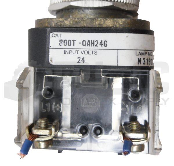 ALLEN BRADLEY 800T-QAH24G /T PUSH BUTTON GREEN 24V W/ 800T-XA /D CONTACT BLOCK - Image 5