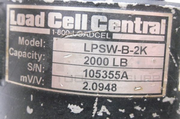 LOAD CELL CENTRAL LPSW-B-2K SHEAR WEB LOAD CELL 2000LB - Image 4