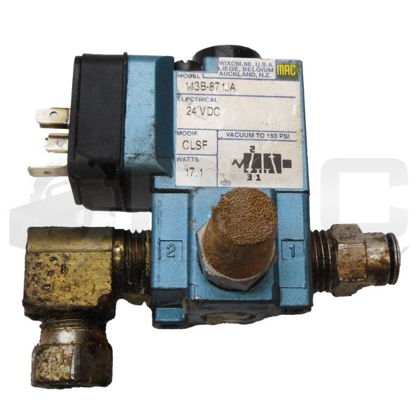 MAC VALVES 113B-871JA SOLENOID VALVE 24VDC 17.1W