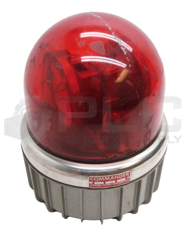 FEDERAL SIGNAL 372 /A1 COMMANDER STROBE LIGHT RED 36V