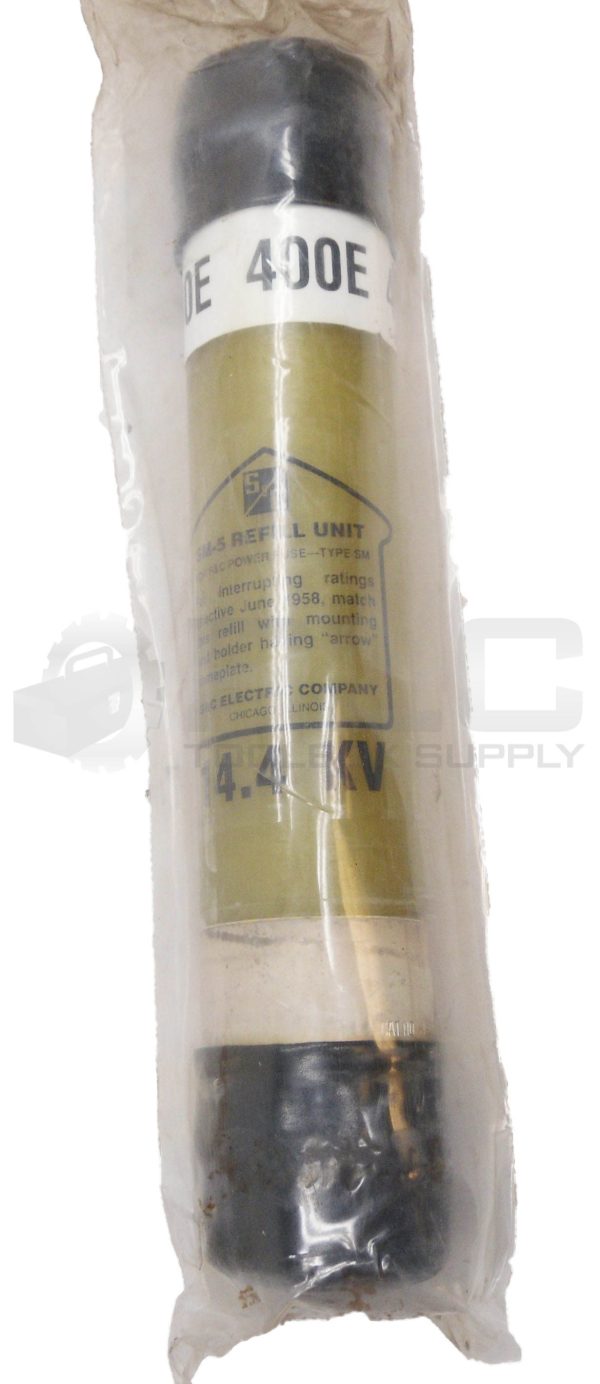 NEW S&C ELECTRIC 132600R4 POWER FUSE TYPE SM 400E A *READ* - Image 3