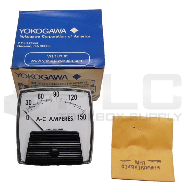 NEW YOKOGAWA WESCHLER INSTRUMENTS 250340LSPZ PANEL METER 0-150A *READ*