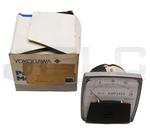 NEW YOKOGAWA 143-138281 PANEL METER 0-20DC AMPS 250-224-GBNG *READ*
