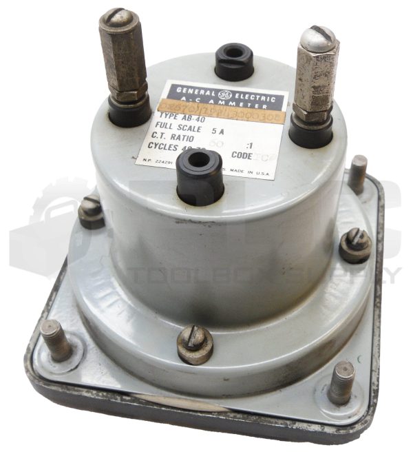 GENERAL ELECTRIC AB-40 A-C AMMETER 5A 40-70HZ 0-300 PERCENT 02670419243000308 - Image 3