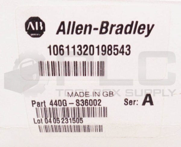 NEW ALLEN BRADLEY 440G-S36002 Ser. A GUARDMASTER SPARTAN SAFETY SWITCH - Image 6