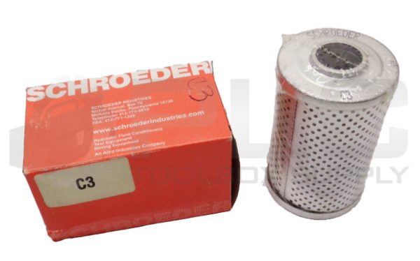 NEW SCHROEDER C3 HYDRAULIC FILTER ELEMENT