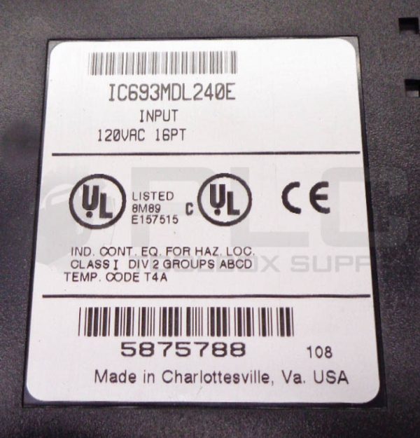 NEW GE FANUC IC693MDL240E INPUT MODULE 16 POINT DISCRETE 120VAC IC693MDL240 - Image 4