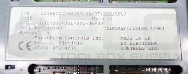 EUROTHERM CONTROLLER 2216E/CC/VH/H7/XX/RF/2XX/ENG TEMPERATURE CONTROLLER - Image 5