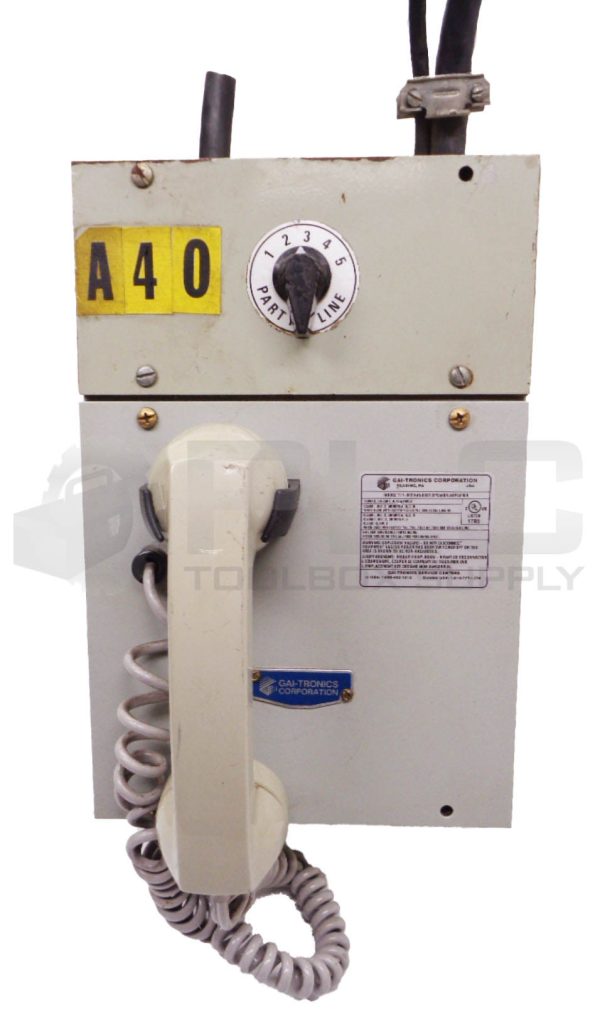 GAI TRONICS 701-302 HANDSET/SPEAKER AMPLIFIER W/PARTY LINE 1-5 BOX - Image 4