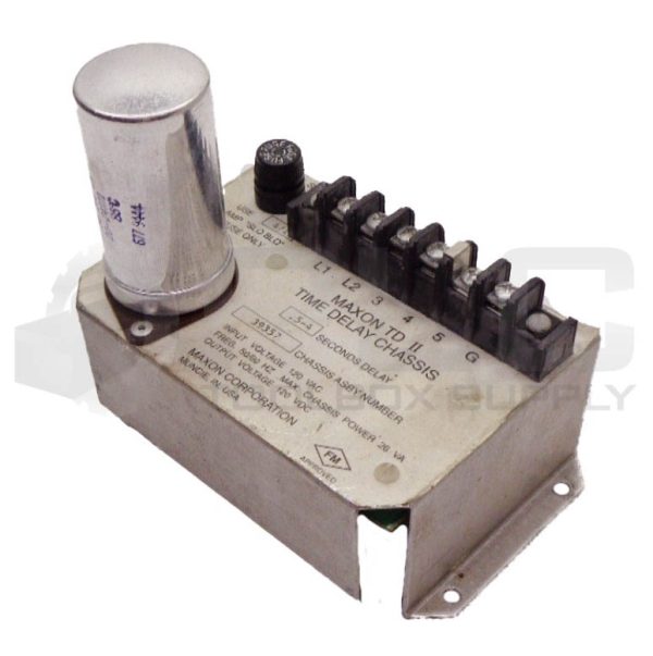 HONEYWELL MAXON TDII / TD II TIME DELAY CHASSIS .5-4 SEC 120VAC/120VDC 39357