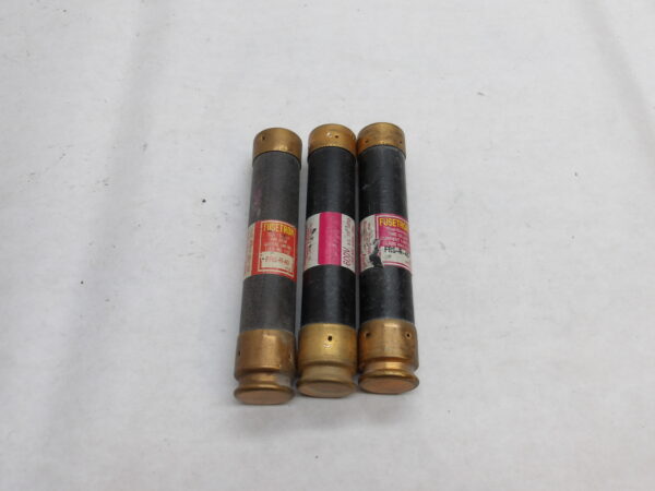 LOT OF 3 BUSSMAN FRS-R-40 DUAL ELEMENT FUSE 40A 600VAC
