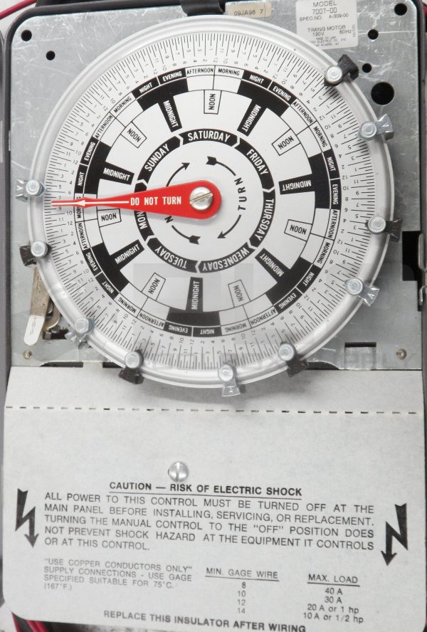 PARAGON ELECTRIC 7007-00 TIMING MOTOR A-309-00 120V 60HZ C-2593 REV.B - Image 5