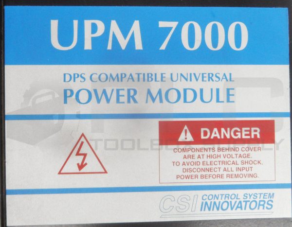 CONTROL SYSTEM INNOVATORS UPM 7000-2R POWER MODULE 460VAC IN 500VDC OUT 25A - Image 6