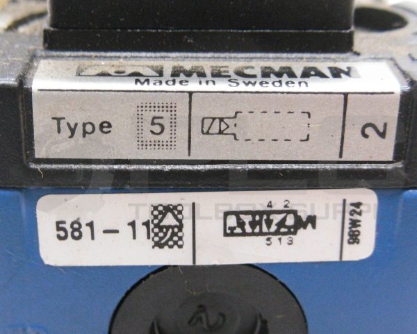 MECMAN 581-11 PNEUMATIC VALVE - Image 5